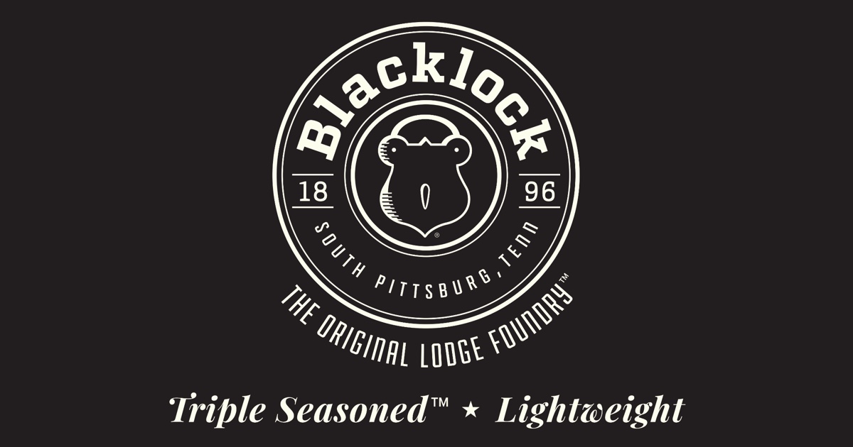 Lodge Blacklock *77* 10 x 20 Inch Triple Seasoned Cast Iron Double Burner  Griddle