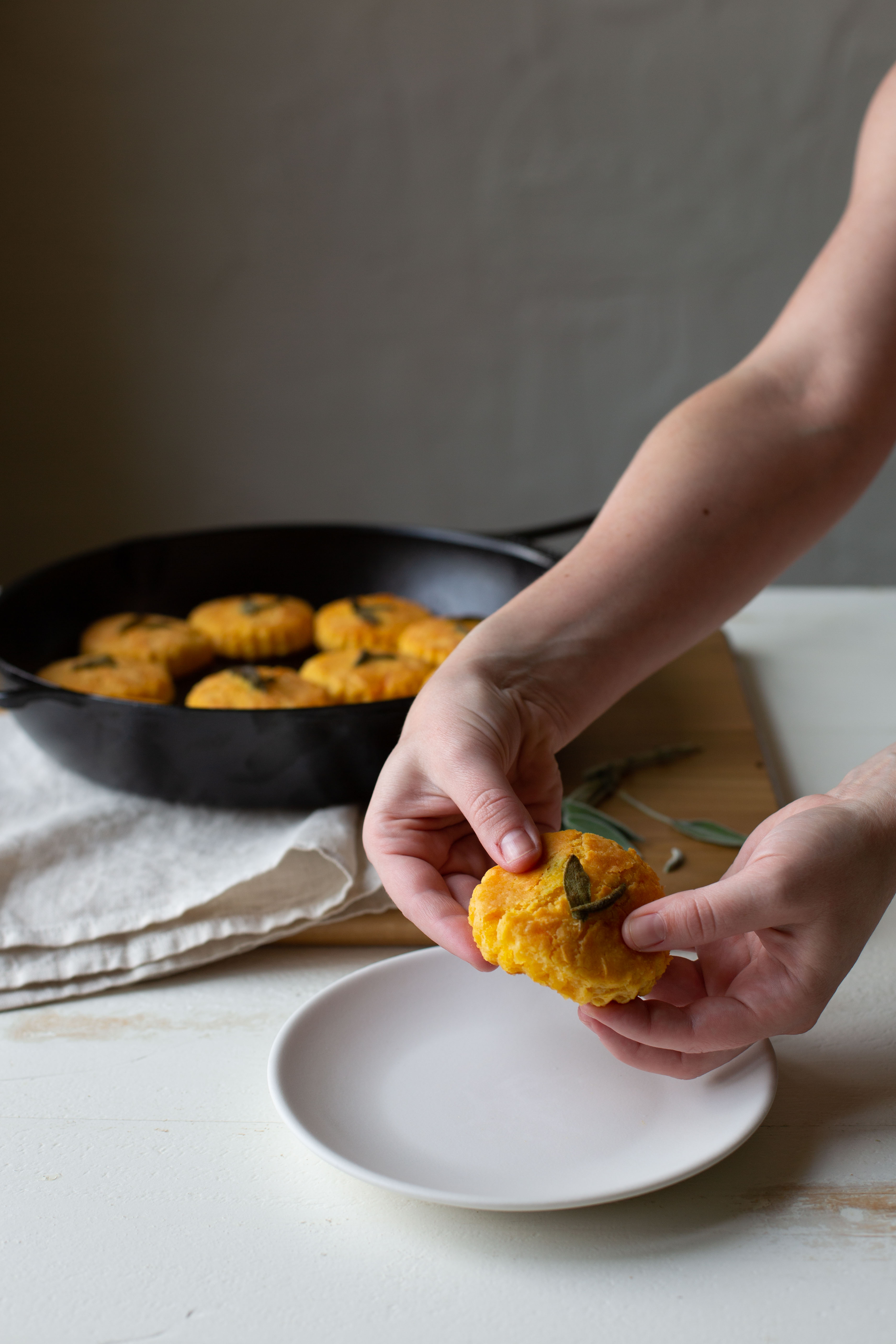 Sweet Potato and Sage Biscuits Shot 1