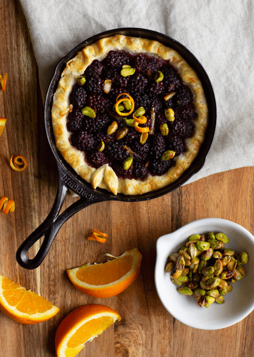 Blackberry Orange Tarts