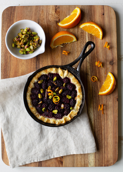 Blackberry Orange Tarts